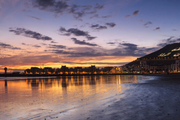 Agadir beach sunset Agadir beach sunset